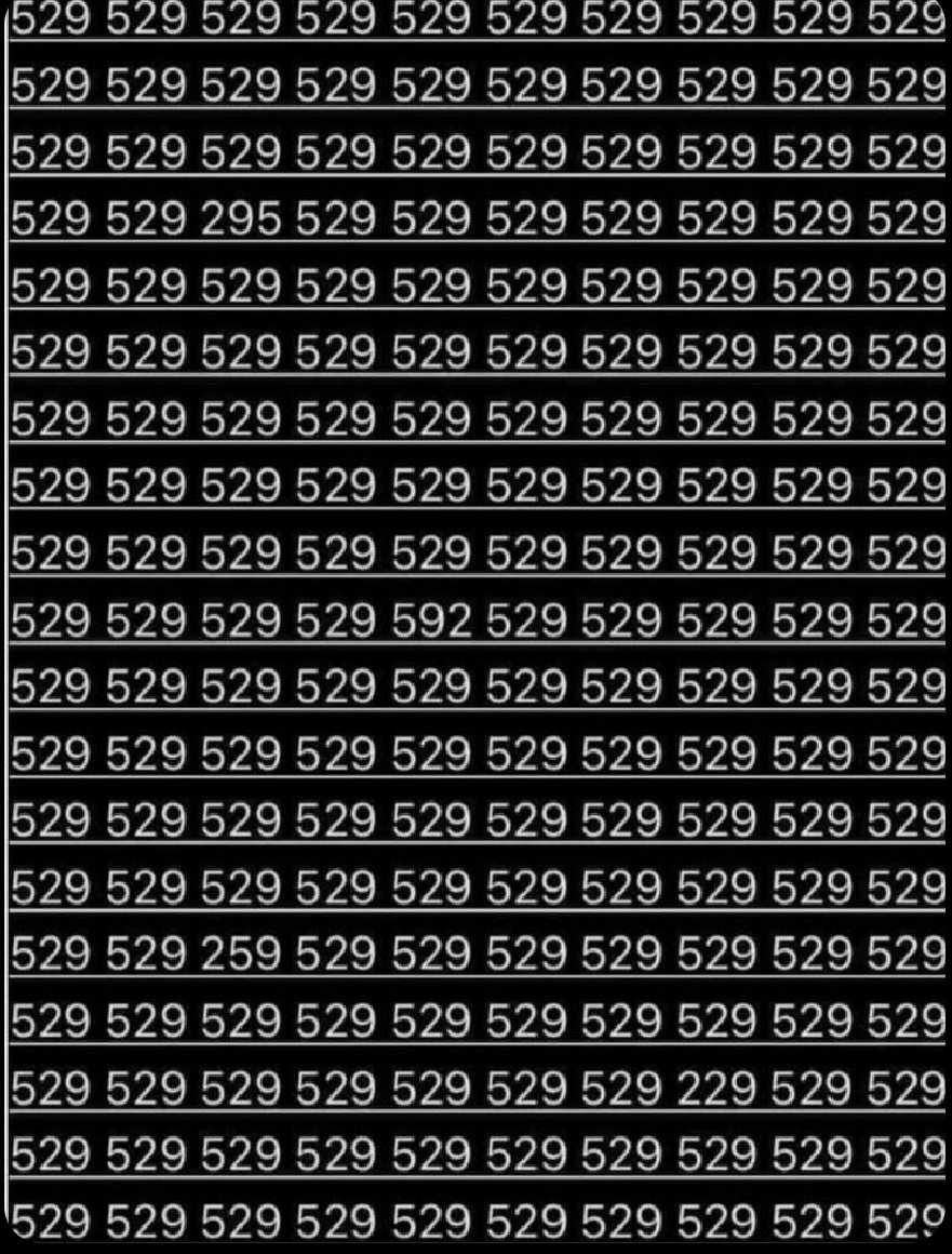 So Far No One Has Found Another Numbers Apart From 529, 

Can you?
