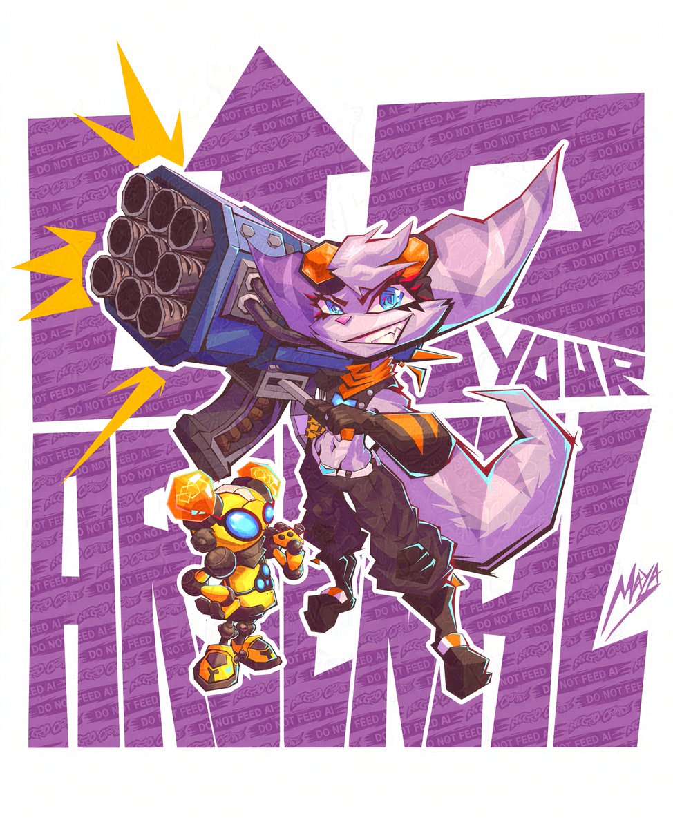 Rivet and Kit: Up your Arsenal 

#RatchetAndClank #Rivet #InsomGamesCommunity #InsomGamesSpotlight