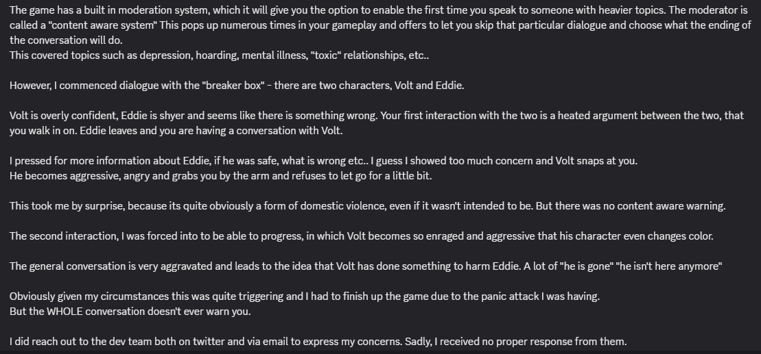 Toadally_Shann's tweet photo. Date Everything Warning! 
@DateEverything Hasn't responded to my concerns, so I feel like I needed to warn you all.
DV is so prevalent within society and can be very triggering for survivors. 
Post was too long, so explained the scenario in the pic attached. https://t.co/BDMFdhTcAE