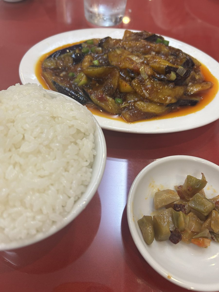 麻婆🍆！辛すぎ！！🌶