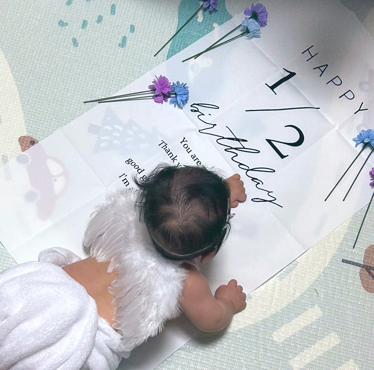 孫ちゃんハーフバースデー🩷