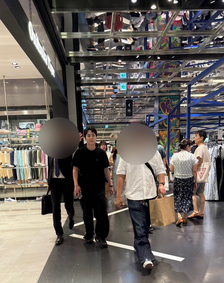 블로그에 올라온 시우민 목격담💞💞