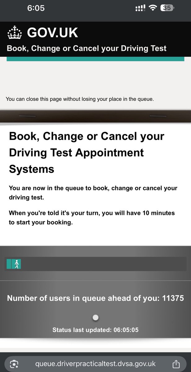 johanclive5's tweet photo. @DVLAgovuk @GOVUK this is ridiculous. Logged in at 6am, and the BOTS are already before me. Please help so the honest public can access the bare minimum. Not every one wants to make money off your service but having a license and an opportunity to get a license, is a need. #dvla https://t.co/qtQhQZDoDa