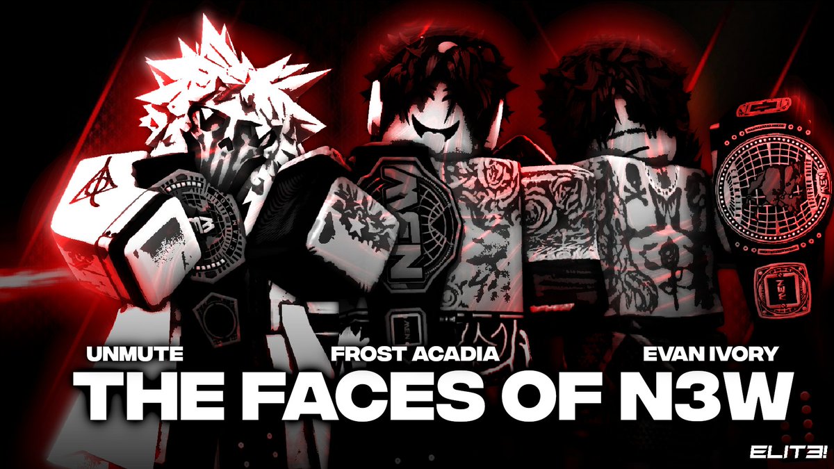 THE FACES OF N3W.

[#Unmute <a href="/faintedrituals/">Frost</a> <a href="/EvanDuranRW/">Evan Ivory</a> ]