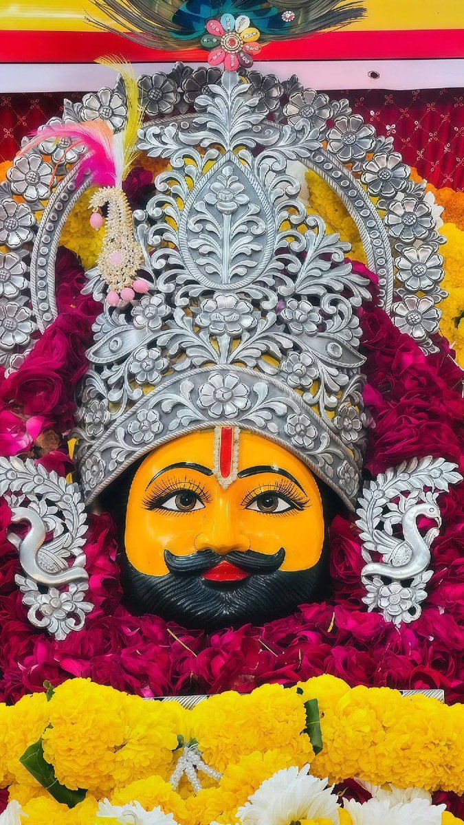 Nilesh Makwana 🇮🇳🇮🇳 (@n_m12_k) on Twitter photo हारे का सहारा बाबा खाटु श्याम हमारा 💐 हारे का सहारा बाबा खाटु श्याम हमारा 💐