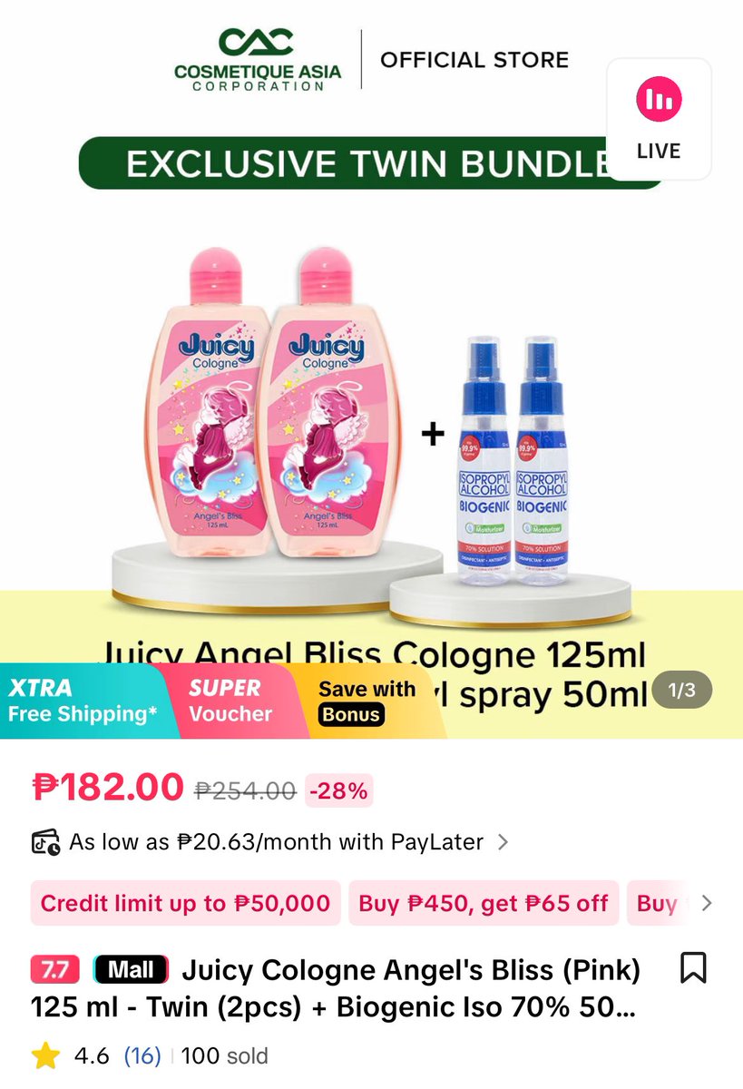 Micah🚩 (@icamefordb) on Twitter photo To shop for Biogenic and Juicy Cologne🛍️
vt.tiktok.com/ZSBy8vBKM/?pag…
#BelleMariano #DonnyPangilinan
#DonBelle <a href="/CosmetiqueAsia/">Cosmetique Asia Corporation</a> <a href="/Juicy_Cologne/">Juicy Cologne</a> To shop for Biogenic and Juicy Cologne🛍️
vt.tiktok.com/ZSBy8vBKM/?pag…
#BelleMariano #DonnyPangilinan
#DonBelle <a href="/CosmetiqueAsia/">Cosmetique Asia Corporation</a> <a href="/Juicy_Cologne/">Juicy Cologne</a>
