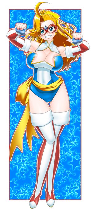 レオコスでポニテカーリーちゃん
 #ポニーテールの日 #仮面アメリカ 