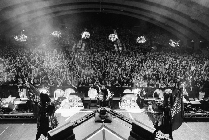 On stage media image