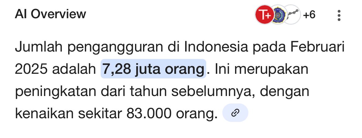 Bayangin kalo 19 juta lapangan pekerjaan itu ada. Indonesia bisa kekurangan pekerja.
