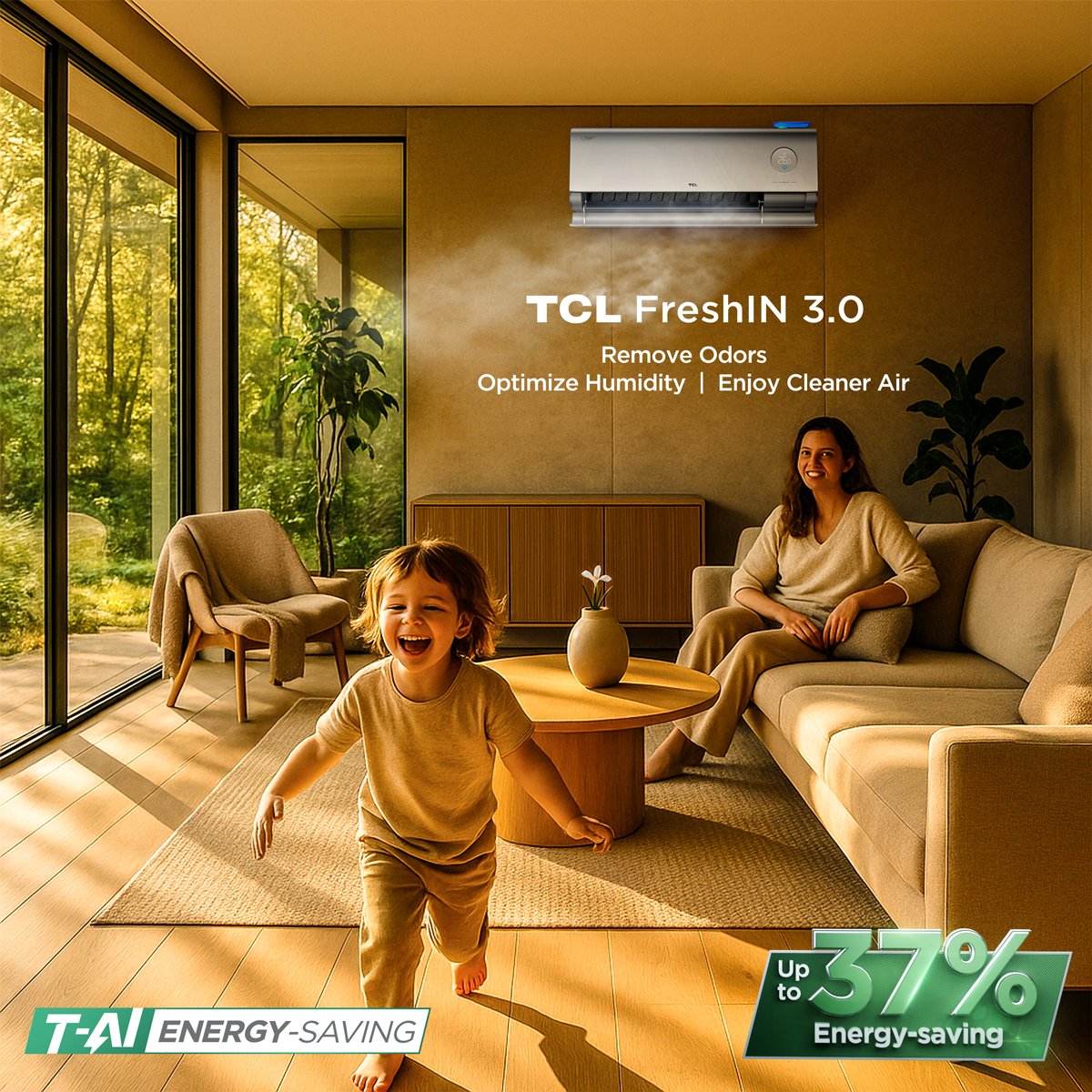 TCLPak's tweet image. The TCL FreshIN Series AC keeps your home cool and filled with fresh air. Clean and comfortable for everyday living.

Learn More: bit.ly/3Hs52DU

#FreshINSeries #TCLAC #chooseTCL #InspireGreatness