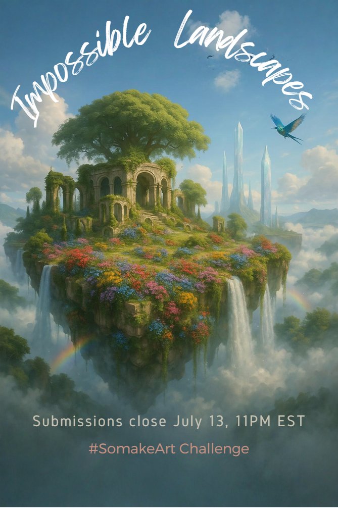 🏔️ CREATE THE IMPOSSIBLE: SHOW US YOUR WORLD THAT DEFIES REALITY! 🌌

✨ GRAND PRIZE ALERT!

🥇 1st Place: $30 + 500 Somake credits

🥈 2nd Place: 500 Somake credits

🥉 3rd Place: 300 Somake credits

✨ Creative Mentions (5): 100 Somake credits + Official Retweet

This is your