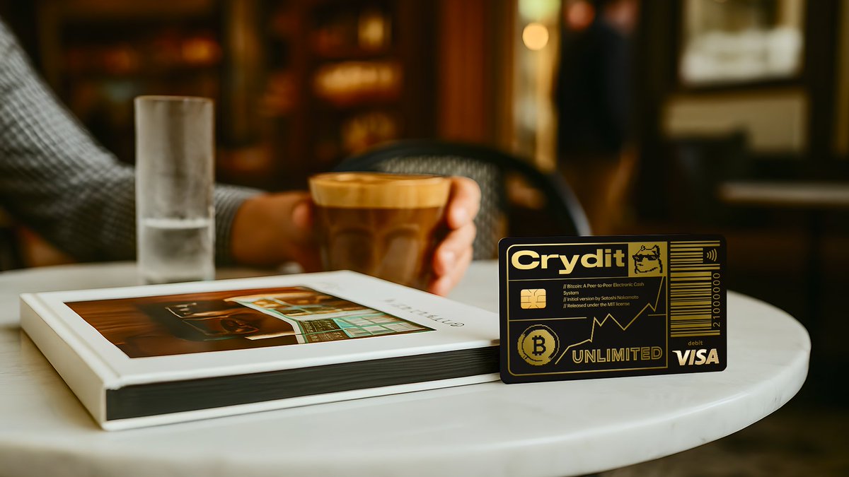 Not just a card. 

A flex. 

A lifestyle.
#Crydit #Web3Wallet #FlexResponsibly