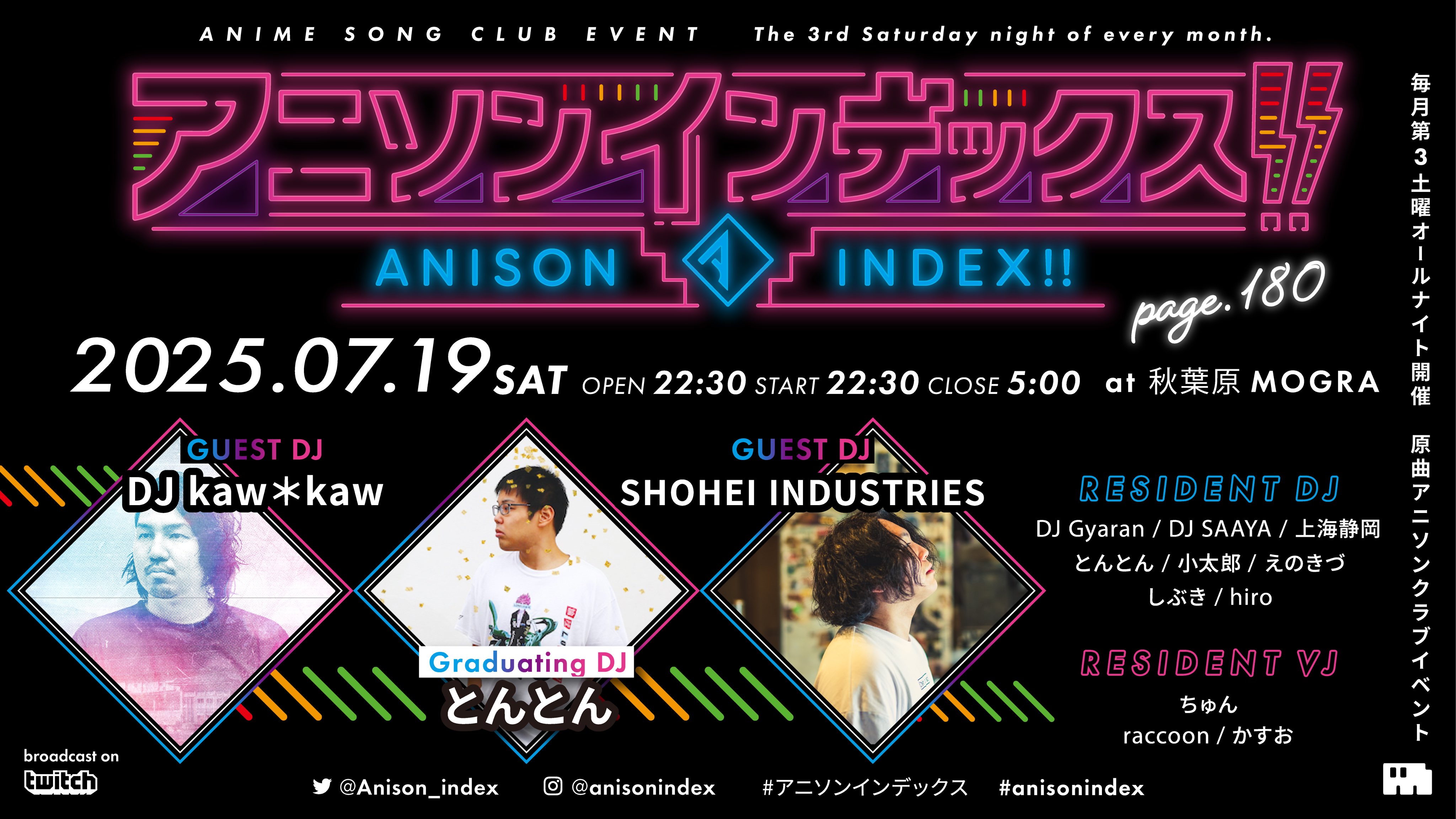 アニソンインデックス!!公式アカウント (@Anison_index) / X