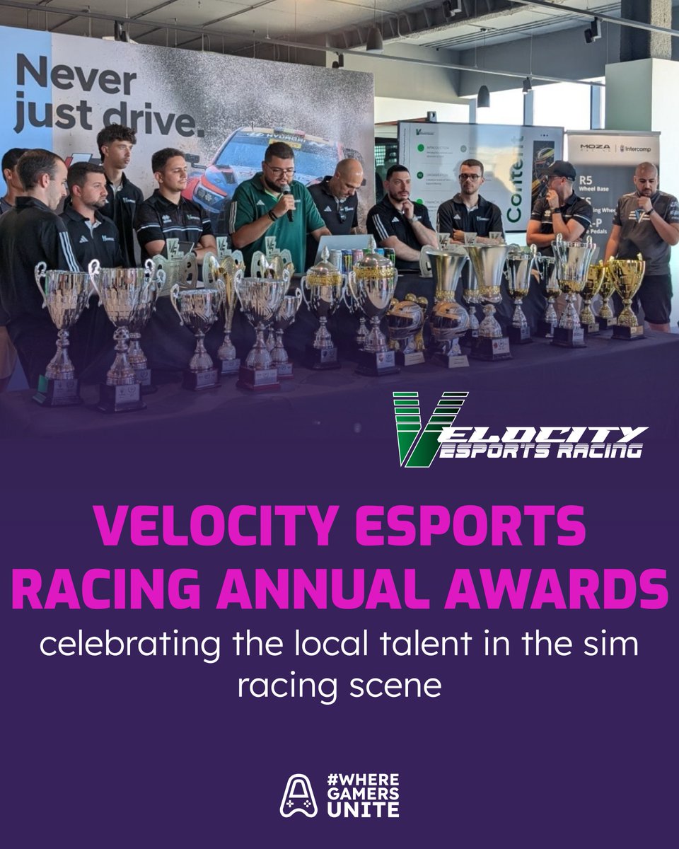 An unforgettable night for sim racing fans!🏁🏆

Yesterday, the Velocity Esports Racing Annual Awards brought local sim racing talent together to celebrate a year of milestones and achievements. 🎮