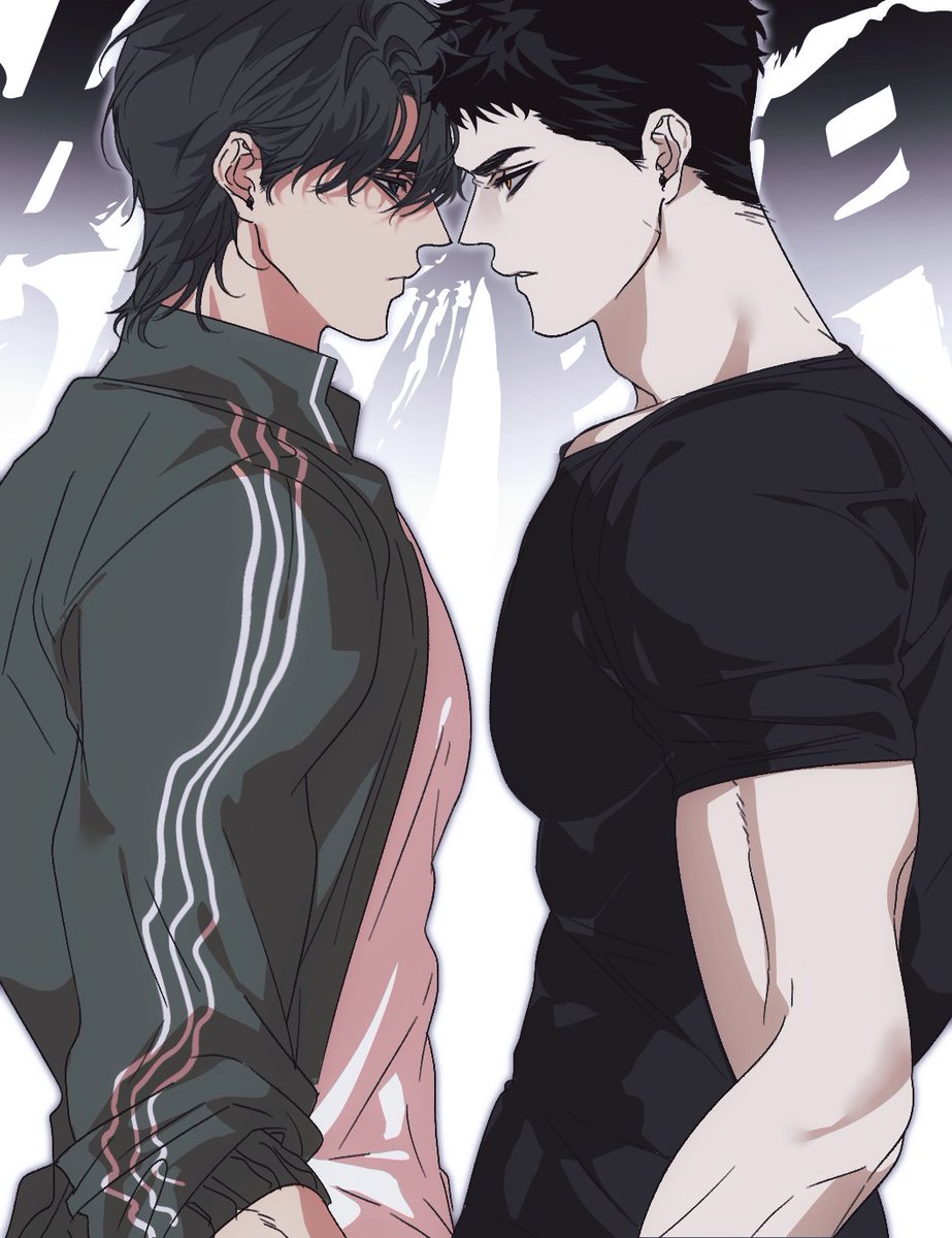 dangsoeO_X's tweet image. 남자끼리 서열을 정리할 때 으레 제일 먼저 시작하는 눈싸움이 벌어졌다. 

블랙 스완 1권 | 아마긴 저