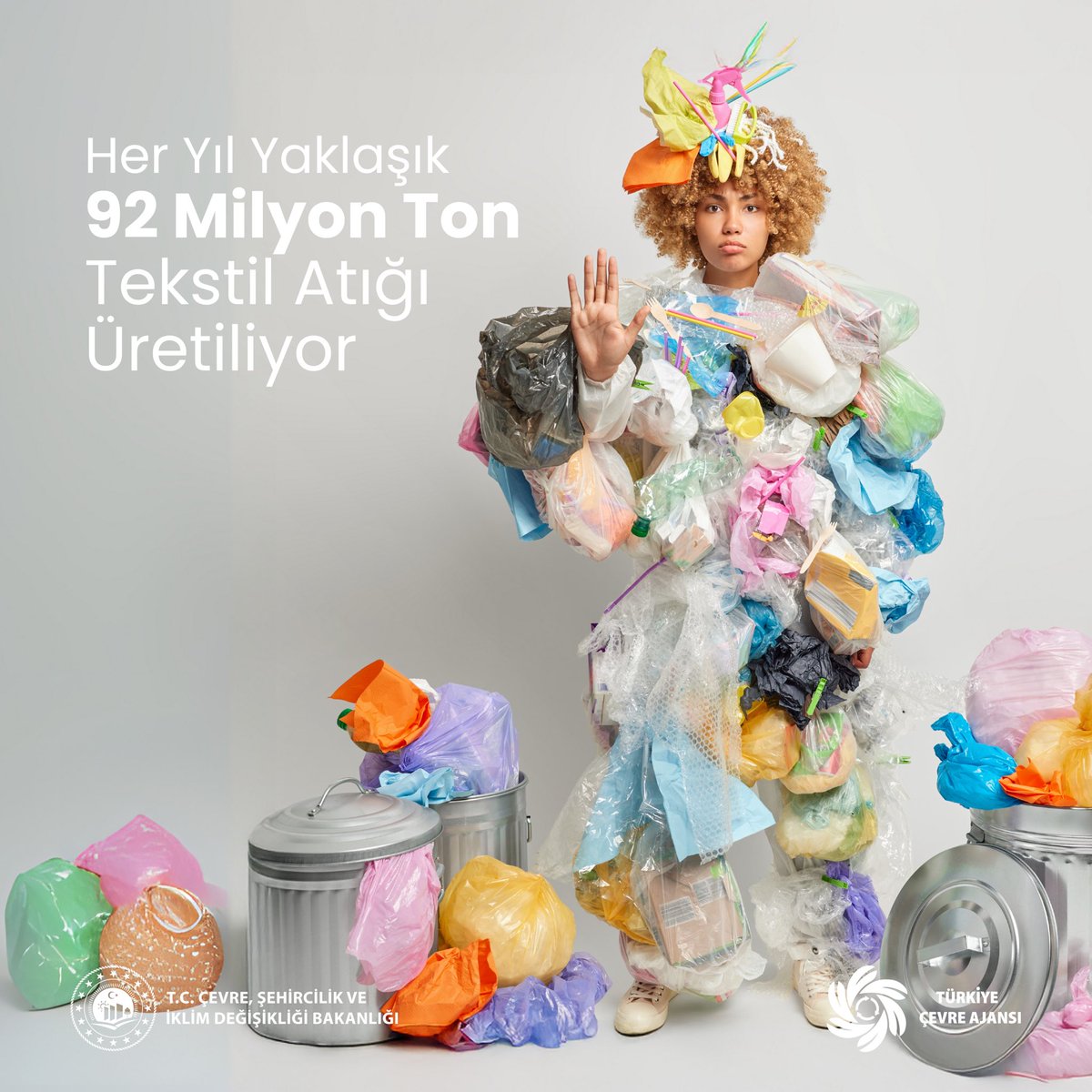 Küresel olarak her yıl yaklaşık 92 milyon ton tekstil atığı üretiliyor. ❌

♻️ Şimdi tüketim değil, dönüşüm zamanı. 

Sürdürülebilir bir yaşam ve çevre için tercih senin. 🌍

#SıfırAtık #SürdürülebilirYaşam #GeriDönüşüm #Ekoloji #Doğa