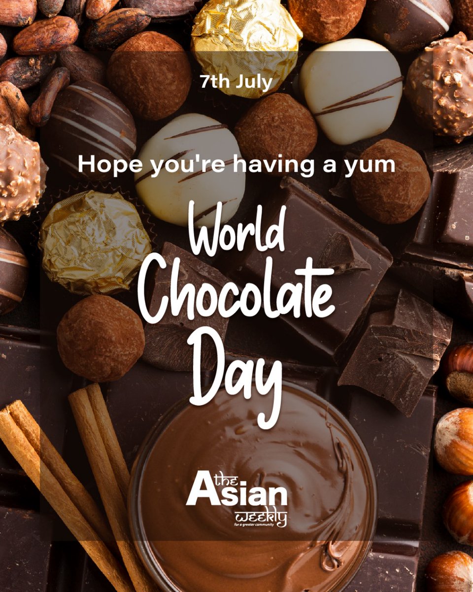 TheAsianWeekly's tweet image. Wishing you a velvety, decadent and warm World Chocolate Day today!
#TAW #TheAsianWeekly #weekly #paperzine #communitypaper #nairobi #kenya
