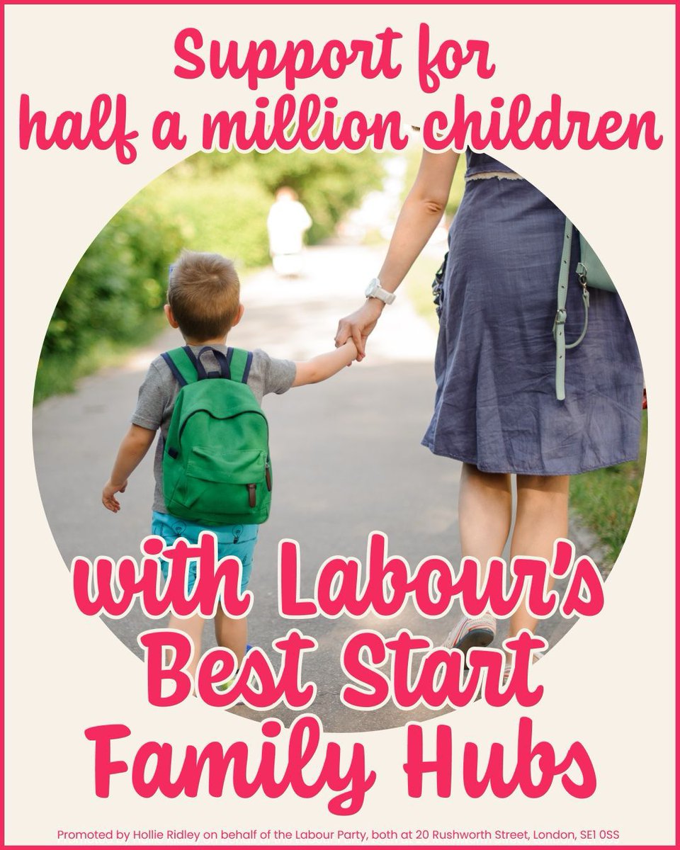Today the Labour government is publishing the new Best Start in Life strategy - building on the legacy of Sure Start and opening Best Start Family Hubs in every local authority and joining up family services.

More details here: gov.uk/.../government…...