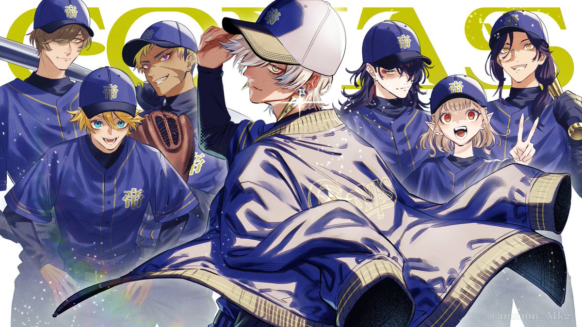 コヴァ高ファイ✊⚾️
#にじさんじアルプススタンド #絵ブラヒム #サムネヒム
