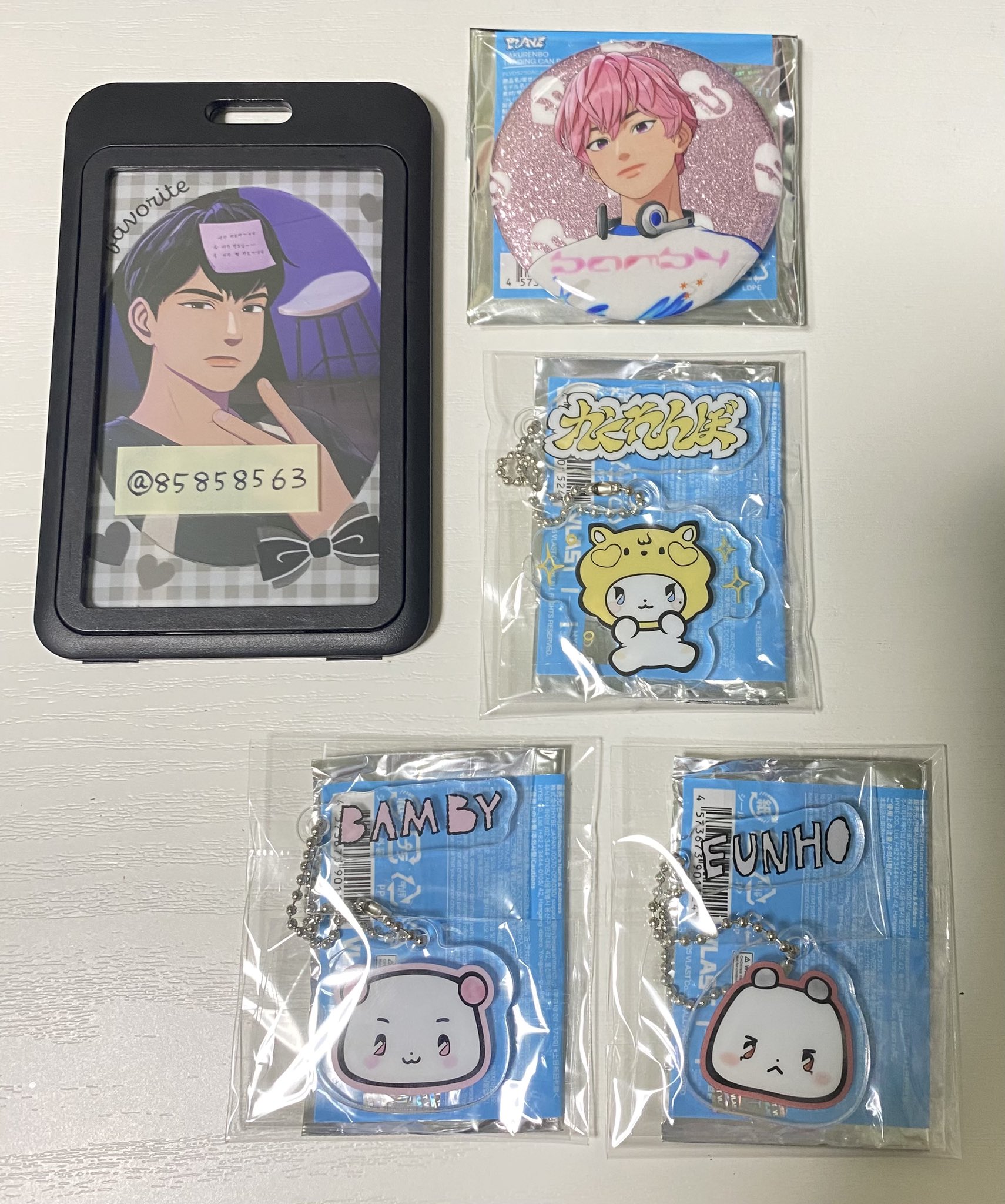 PLAVE かくれんぼ ポップアップ 缶バッジ バンビ セット（ℳo🅼o