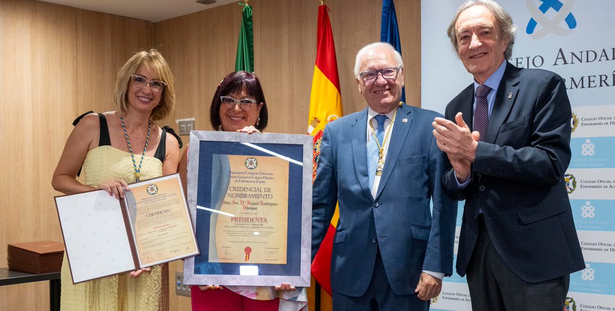 El ICOEAL felicita a Raquel Rodríguez Blanque por su nombramiento como nueva presidenta del <a href="/codegraes/">Colegio Enfermería Granada #UnaEnfermeraentuVida</a>.

Le deseamos muchos éxitos en esta nueva etapa al servicio de la profesión y de la ciudadanía. 🤝 

#Enfermería #Almería #Granada