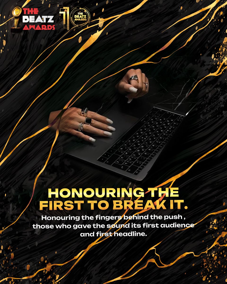 Who was the first to write about that artist you now stan?

Behind every breakout star, there’s a post that changed everything.
A blog. A headline. A buzz.

From discovery to domination — bloggers lit the path.

This is for the First to Break It.

#TheBeatzAwards10 #Bloggers