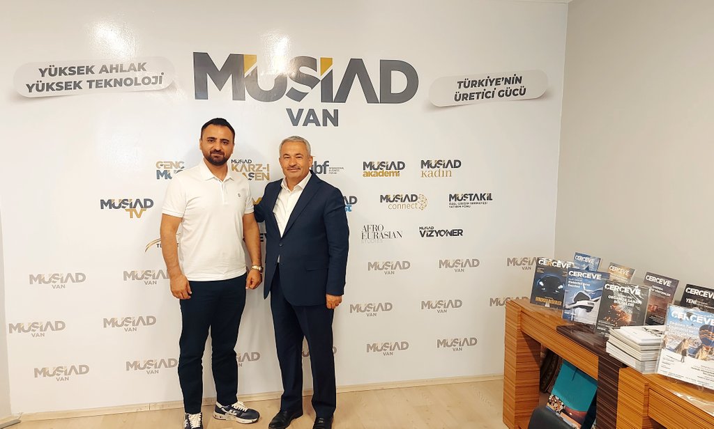 MÜSİAD Van (@musiadvan) on Twitter photo Müsiad Adana Şubemizden Yönetim Kurulu Üyemiz Sn. Mehmet Emin YILDIZ bey derneğimizi ziyaret ettiler. Başkanımız Abdullah ARAS misafirimizi makamında ağırladı. Nazik ziyaretlerinden dolayı kendilerine çok teşekkür ederiz. <a href="/BurhanOzdemirTR/">Burhan Özdemir</a> <a href="/aaras65/">Abdullah Aras</a> <a href="/MUSIAD/">MÜSİAD</a> <a href="/MUSIADAdana/">MÜSİAD Adana</a> Müsiad Adana Şubemizden Yönetim Kurulu Üyemiz Sn. Mehmet Emin YILDIZ bey derneğimizi ziyaret ettiler. Başkanımız Abdullah ARAS misafirimizi makamında ağırladı. Nazik ziyaretlerinden dolayı kendilerine çok teşekkür ederiz. <a href="/BurhanOzdemirTR/">Burhan Özdemir</a> <a href="/aaras65/">Abdullah Aras</a> <a href="/MUSIAD/">MÜSİAD</a> <a href="/MUSIADAdana/">MÜSİAD Adana</a>