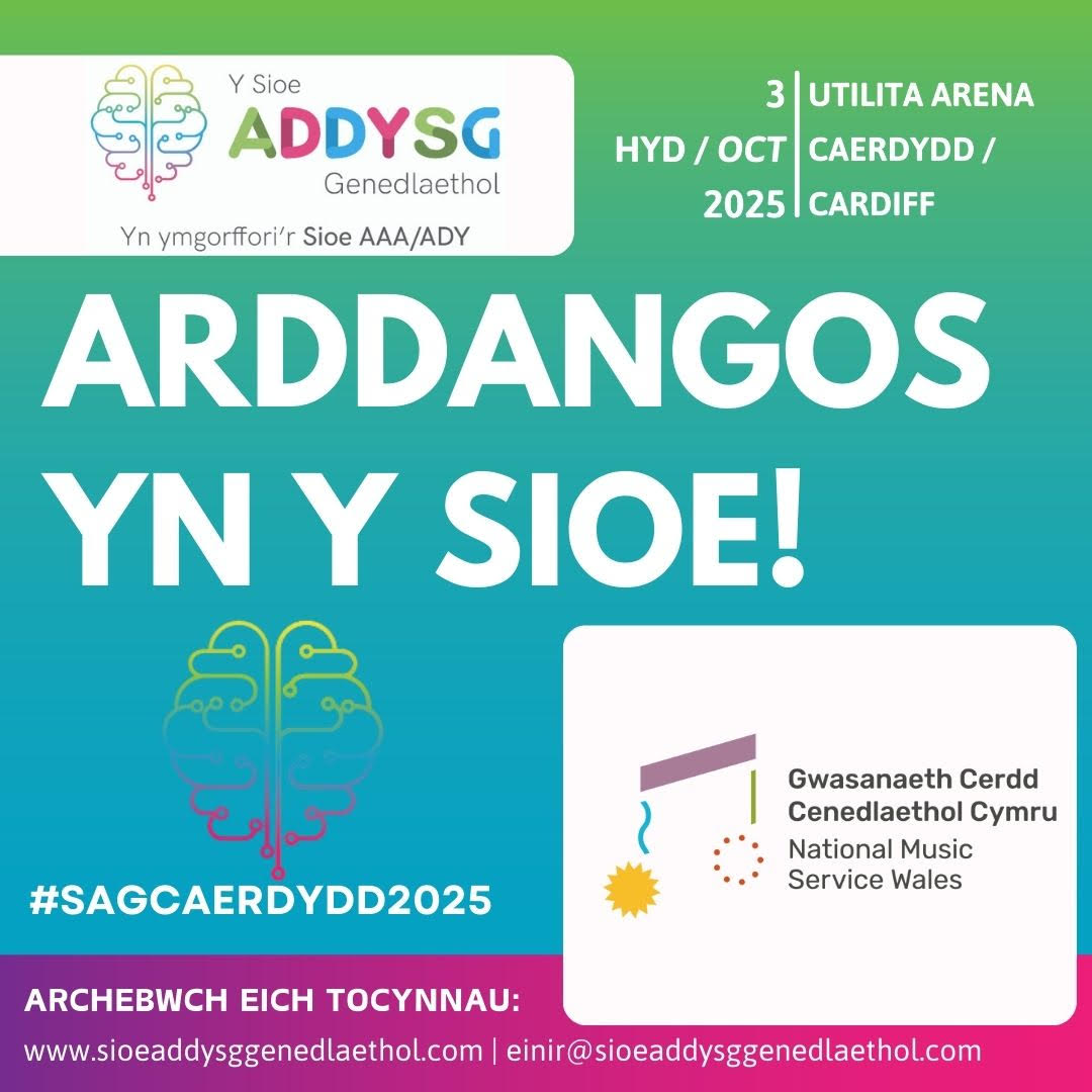 🎶 Gwasanaeth Cerdd Cymru  ydy’r corff sy’n gyfrifol am weithredu ‘Cynllun ar gyfer Addysg Gerddoriaeth’ Llywodraeth Cymru, mewn cyd-weithrediad â Gwasanaethau Cerdd llywodraethau lleol a phartneriaid cenedlaethol.

🖱Ewch i'n safwe am wybodaeth pellach: 
nationaleducationshow.com/cardiff-exhibi…