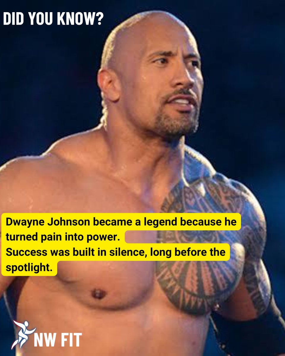 Dwayne Johnson became a legend because he turned pain into power.
Success was built in silence, long before the spotlight.

🔗 Download now: bit.ly/nwfit-download

#StayFocused #NWFit #KeepMoving