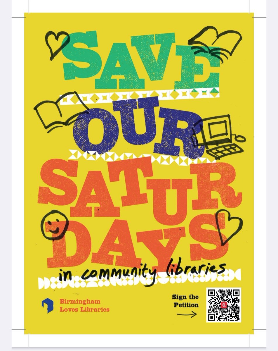 HallgreenSave's tweet image. We’ve already had some amazing entries for our Saturday at the Library writing comp — and I’ll be adding one too! All ages & styles welcome. Show what libraries mean to you. #SaveOurSaturdays
#BirminghamLibraries #LibraryLove