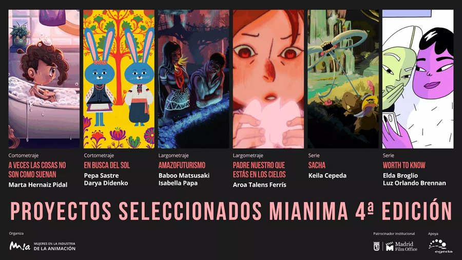 MIANIMA selecciona los seis proyectos de animación que formarán parte de su cuarta edición.

Se eligen dos largometrajes, dos series y dos cortometrajes de animación iberoamericana para su programa de mentoría y formación especializada: rubik-audiovisual.com/mianima-selecc…