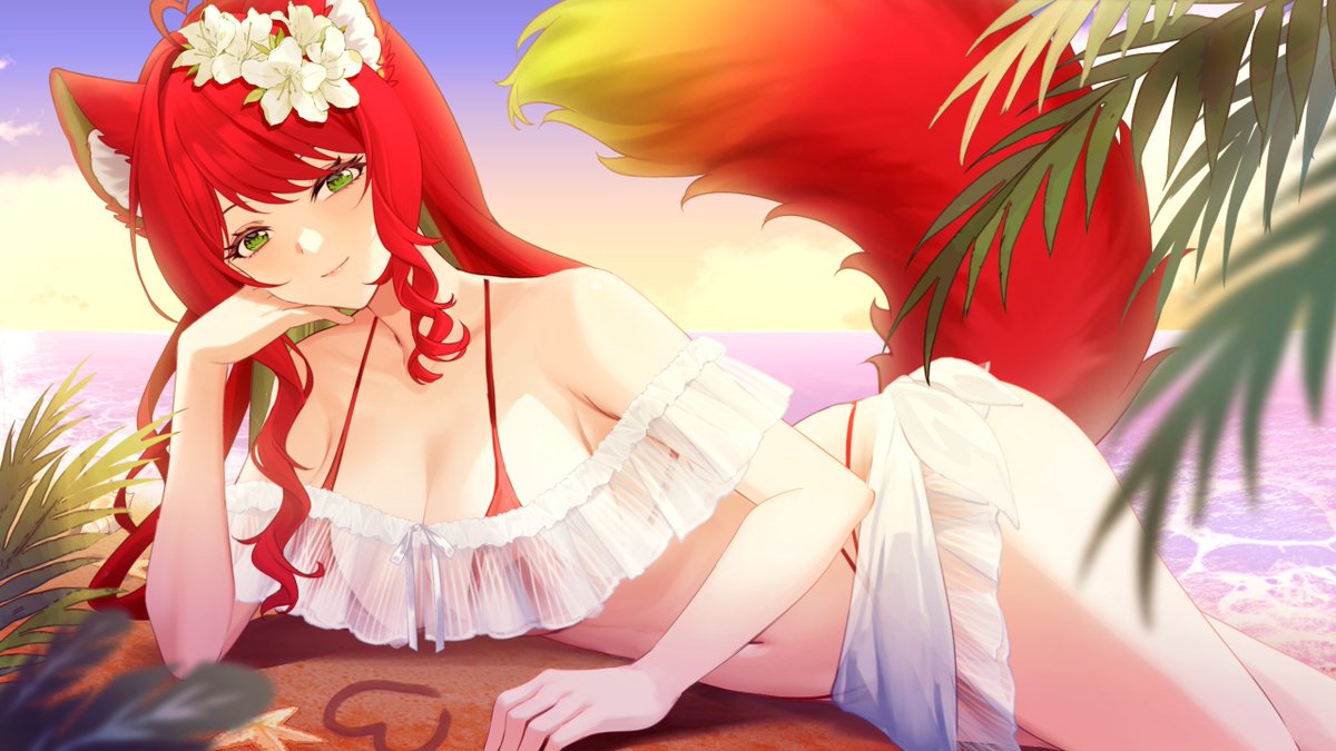 W sumie nie podzieliłam się z Wami dobrociami!
Od pewnego czasu na steam możecie zgarnąć animowaną tapetkę wakacyjną ze mną! 
Jeśli macie program wallpaper engine to możecie za całe 0zł zasubskrybować tapetkę do siebie i wrzucić ją na swoje pulpity ➡️ steamcommunity.com/sharedfiles/fi…

To