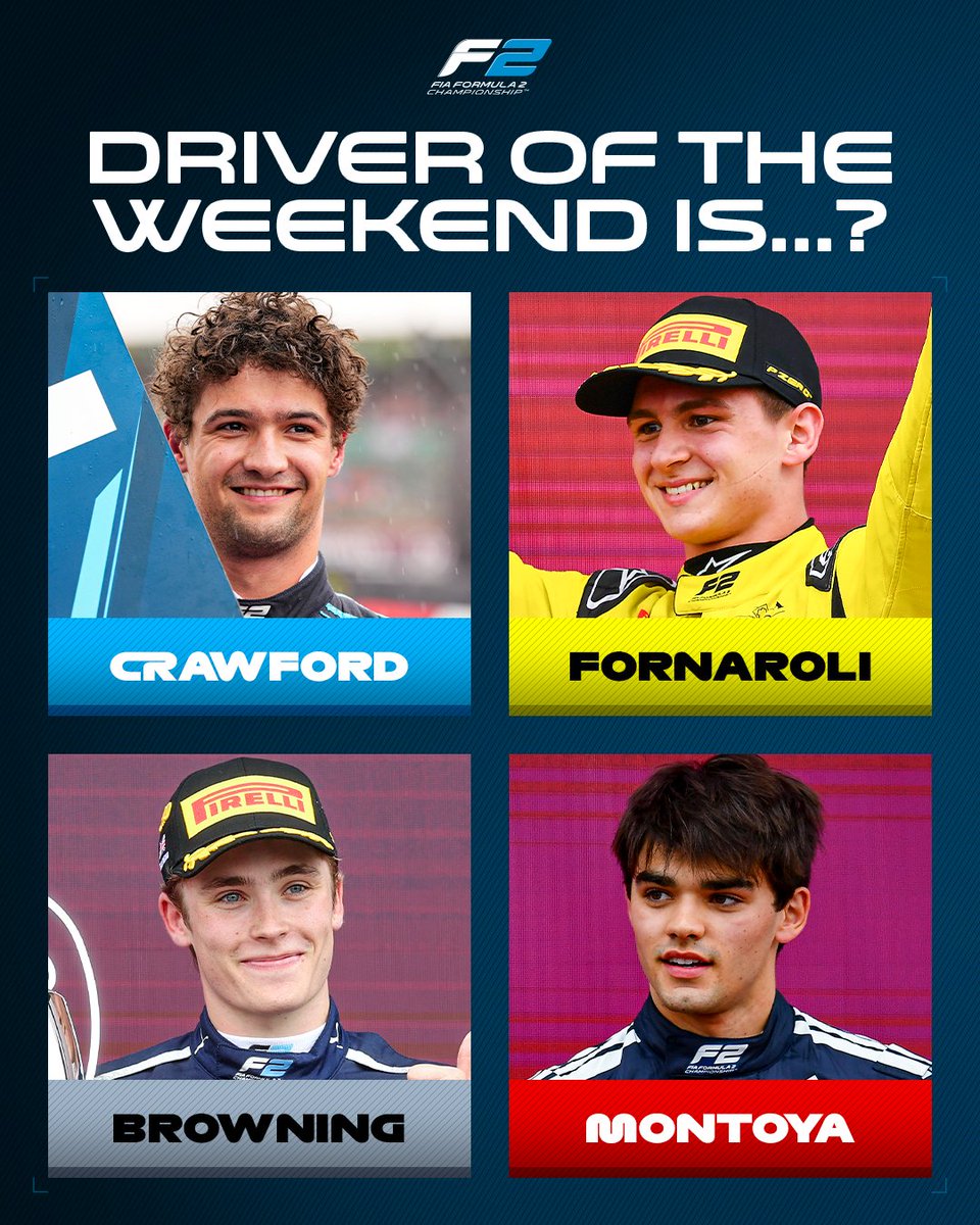 Silverstone served up another incredible weekend of #F2 action ✨

Who caught your eye? 👀

#BritishGP