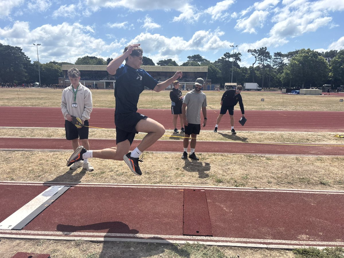 Sasha doing his triple jump