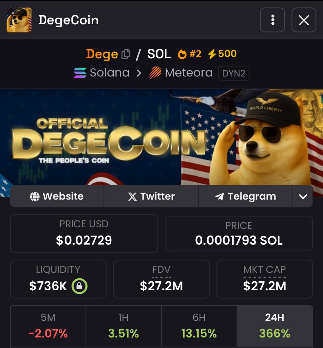 Hit like if you’re holding $DEGE 🫡
