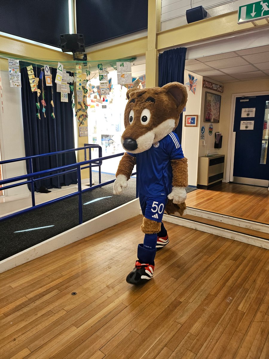A visit from Filbert to mark Mr. T's retirement!