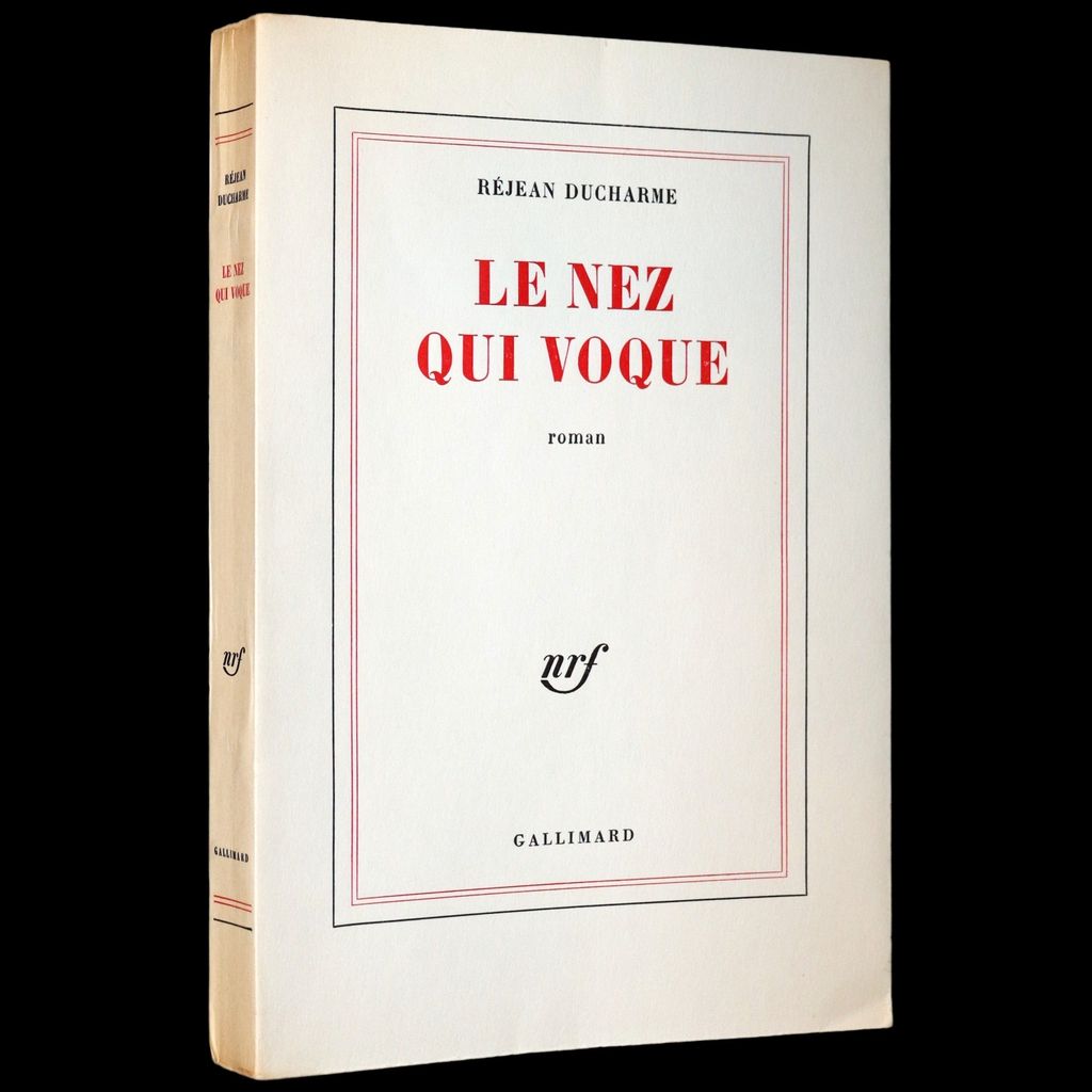 Le Nez qui voque by Réjean Ducharme is an exceptionally scarce 1967 limited first French edition—this copy is No. 7 of only 35 printed on pure Lafuma-Navarre vellum, the only large paper issue.
 mflibra.com/collections/br…
A landmark of Québécois literature, Ducharme’s bold and