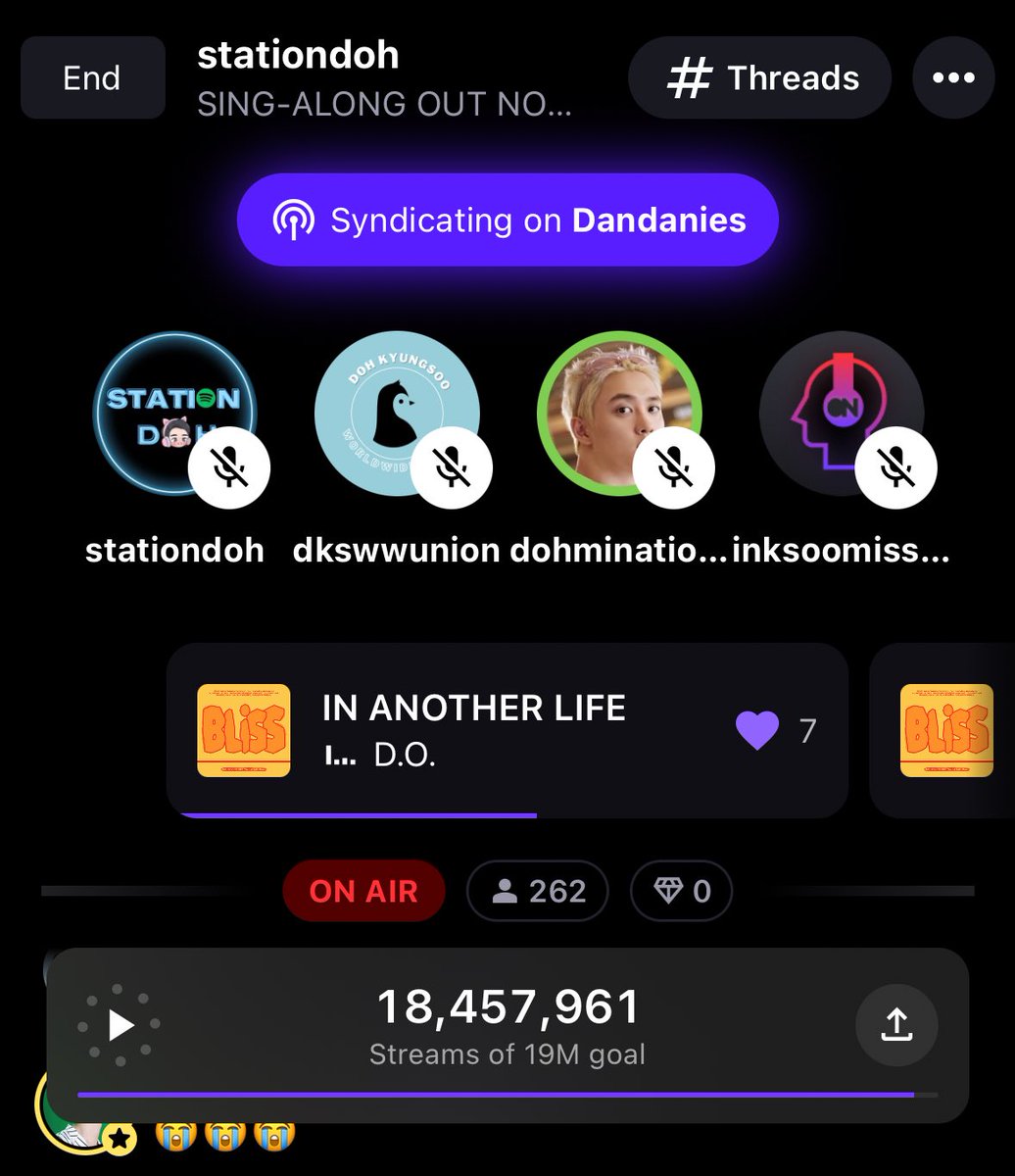 StationDoh (@stationdoh) on Twitter photo Stream along with <a href="/dks_wwunion/">ᴅᴋꜱ ᴡᴏʀʟᴅᴡɪᴅᴇ ᴜɴɪᴏɴ</a>, <a href="/DOHSquad/">DOHminationSquad 🐧</a> and <a href="/in_ksoomissedit/">Kyungsoo Updates</a> 🪩🎉
join us now at dandanies channel!
🔗 stationhead.com/c/dandanies
#SING_ALONG_OUTNOW
#DOHKYUNGSOO_BLISS
#SING_ALONG_WITH_도경수
#BLISS_도경수_SING_ALONG
<a href="/companysoosoo_/">Company Soosoo</a> Stream along with <a href="/dks_wwunion/">ᴅᴋꜱ ᴡᴏʀʟᴅᴡɪᴅᴇ ᴜɴɪᴏɴ</a>, <a href="/DOHSquad/">DOHminationSquad 🐧</a> and <a href="/in_ksoomissedit/">Kyungsoo Updates</a> 🪩🎉
join us now at dandanies channel!
🔗 stationhead.com/c/dandanies
#SING_ALONG_OUTNOW
#DOHKYUNGSOO_BLISS
#SING_ALONG_WITH_도경수
#BLISS_도경수_SING_ALONG
<a href="/companysoosoo_/">Company Soosoo</a>