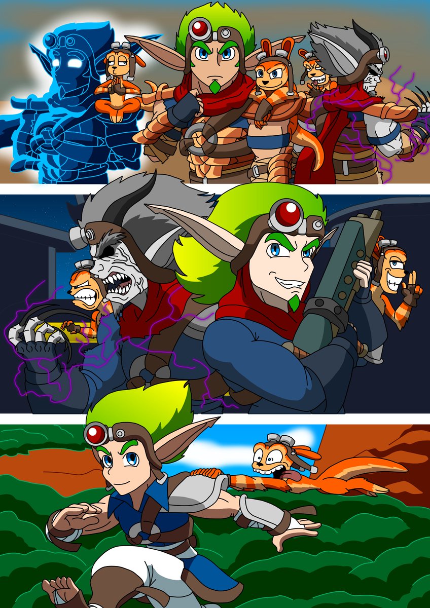 Jak and Daxter, one of my favorite trilogy's from PS2. Hopefully we'll see something new from this duo.
#JakandDaxter #Jak #Daxter #PS2 #PS2Fanart