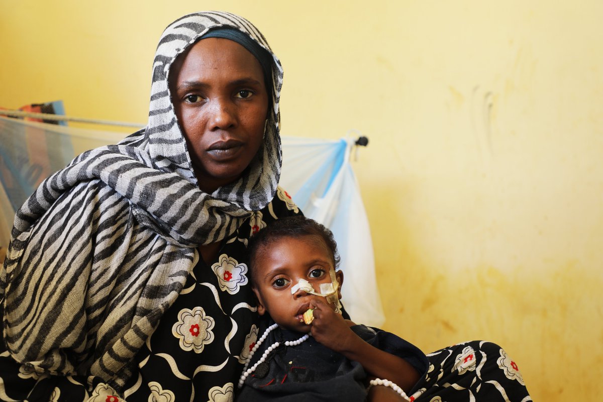 UNICEFChad's tweet image. Fleeing war and hunger.
In Wadi Fira, eastern Chad, families who fled the Sudan crisis are now battling malnutrition.
Thanks to support from @UNICEF and partners, children’s lives are being saved every day.
Read their stories: unicef.link/4nBsrTY
#ForEveryChild 🩵