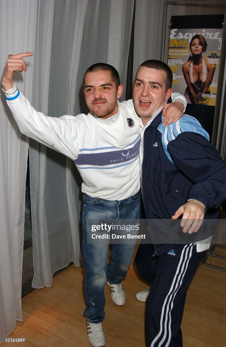 Fierce Girl (Scott and Greg) attend the "Official Pre-Brit Awards 2005 Pool Tournament" at The Sanderson Hotel (2005)