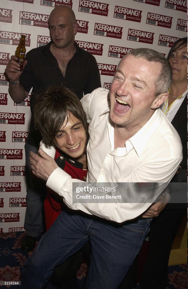 Louis Walsh attends the 2003 Kerrang Music Awards at The Royal Lancaster Hotel (2003)