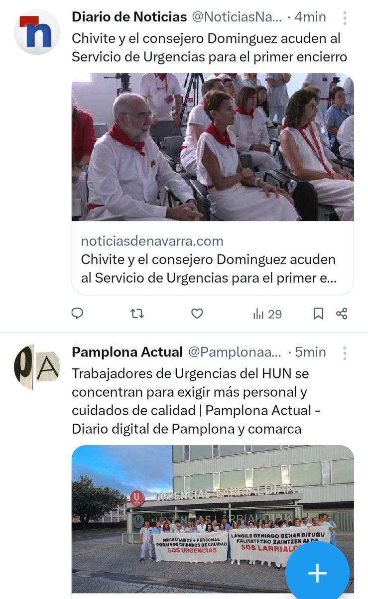 🤣Como lxs trabajadorxs exigen más personal, va el Consejero y la Preside ta a echarles una ✋️
Osasun Publikoa defenda desagun, Sanfermiñetan ere!