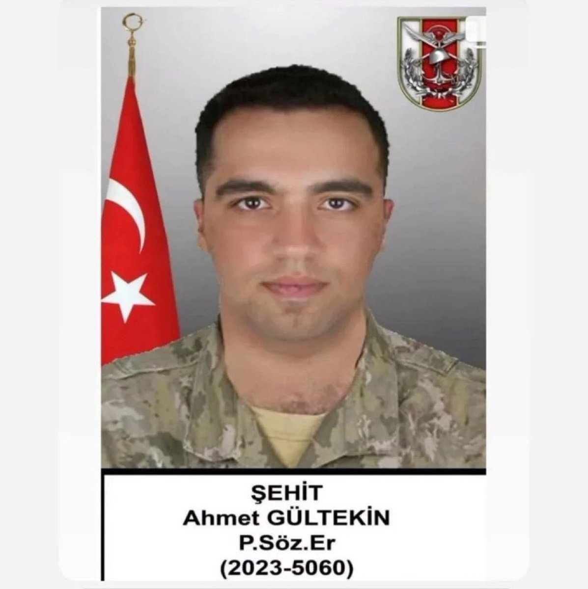 Malatya'ya ikinci şehit haberi düştü🇹🇷

Söz. Er Ahmet Gültekin🇹🇷

Milletimizin başı sağ olsun 🇹🇷