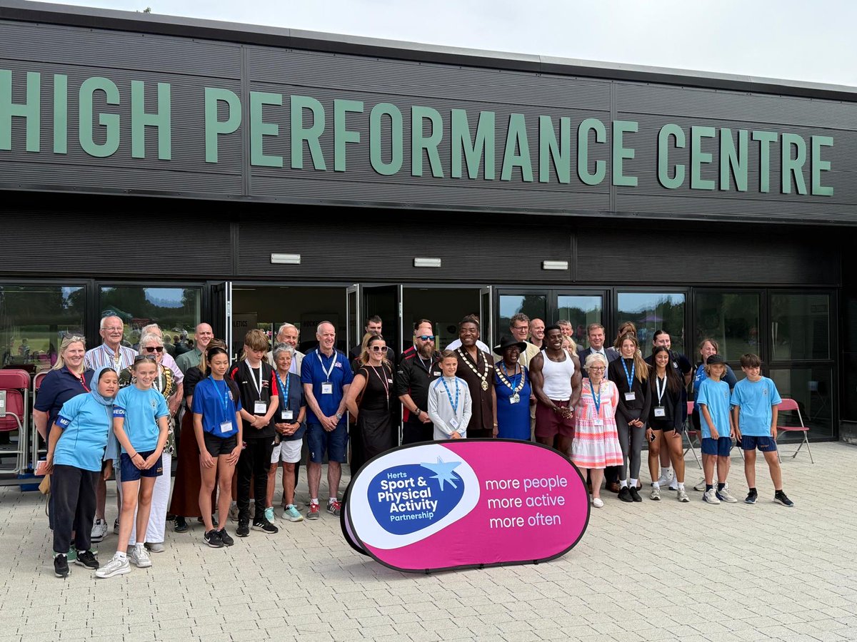 A great time on Friday at the Herts School Games - so inspiring.