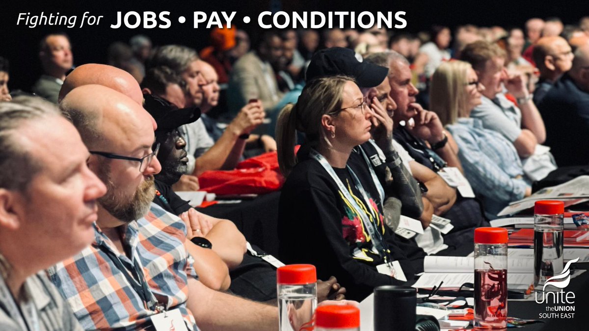unite_southeast's tweet image. 🚨 @unitetheunion Policy Conference is underway in Brighton and South East activists are part of the key conversations shaping the future of our union ✊
We’re proud to speak up for our members.
#PolicyConference2025 #JobsPayConditions
