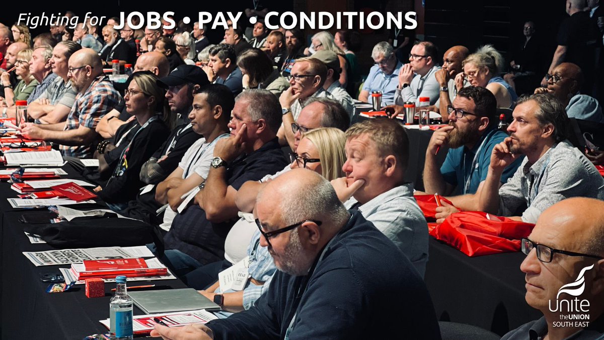 unite_southeast's tweet image. 🚨 @unitetheunion Policy Conference is underway in Brighton and South East activists are part of the key conversations shaping the future of our union ✊
We’re proud to speak up for our members.
#PolicyConference2025 #JobsPayConditions