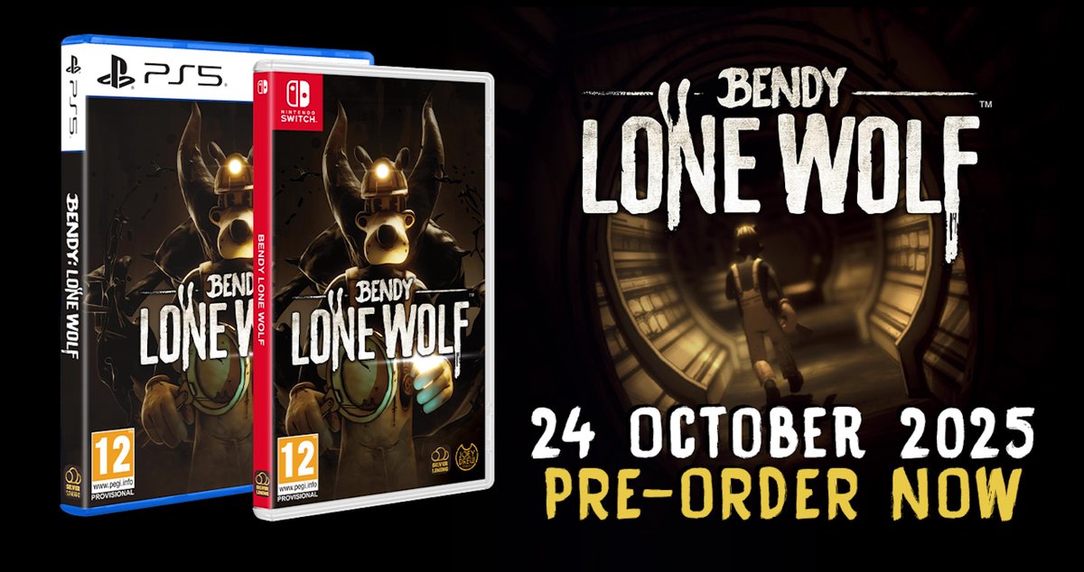 Tesura Games #Connect 👾 (@tesuragames) on Twitter photo 🐺 Bendy: Lone Wolf 🐺
El survival más oscuro pondrá a prueba nuestras habilidades en formato físico para #PS5 y #Switch con una nueva entrega de la saga.
¡Los secretos de la máquina se esconden tras cada rincón! ⚙️
¡Resérvalo ya!
<a href="/silverliningint/">Silver Lining 🧟 PLAY SWAS NOW</a> 🐺 Bendy: Lone Wolf 🐺
El survival más oscuro pondrá a prueba nuestras habilidades en formato físico para #PS5 y #Switch con una nueva entrega de la saga.
¡Los secretos de la máquina se esconden tras cada rincón! ⚙️
¡Resérvalo ya!
<a href="/silverliningint/">Silver Lining 🧟 PLAY SWAS NOW</a>