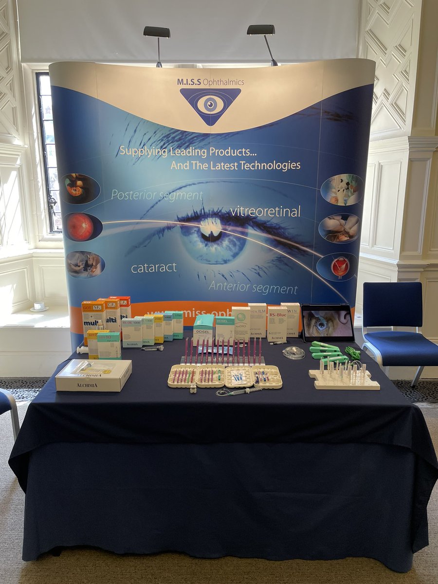 MISSOphthalmics's tweet photo. Exhibiting at the Oxford Ophthalmological Congress 2025, Room 9. https://t.co/w8RHwfX1dF