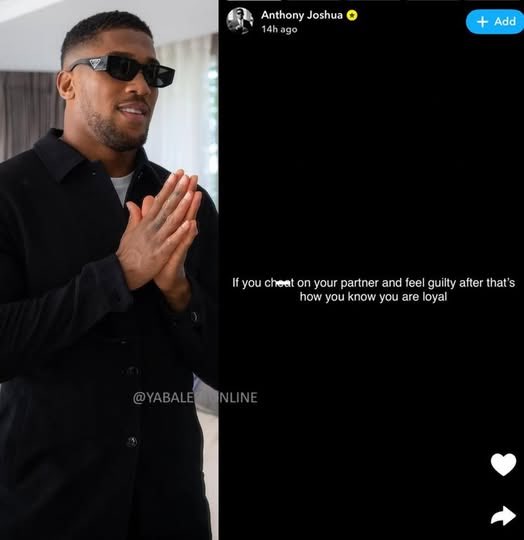 Tezslakidd's tweet image. Even Arsenal failures nor dey burst my head reach Anthony Joshua 😂💔